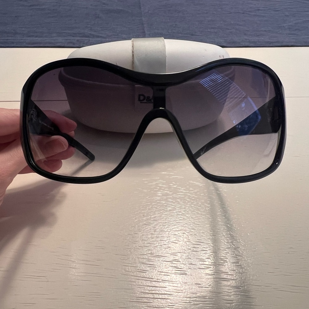 Dolce & Gabbana Black Oversized Sunglasses